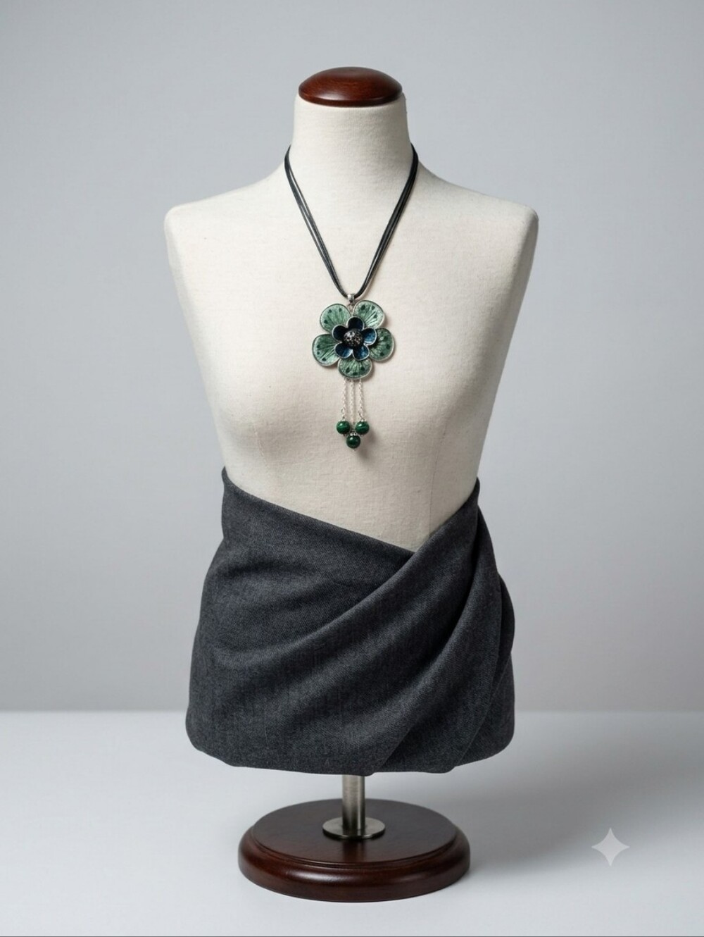 Hancrafted One Of Kind Floral Boho Necklace